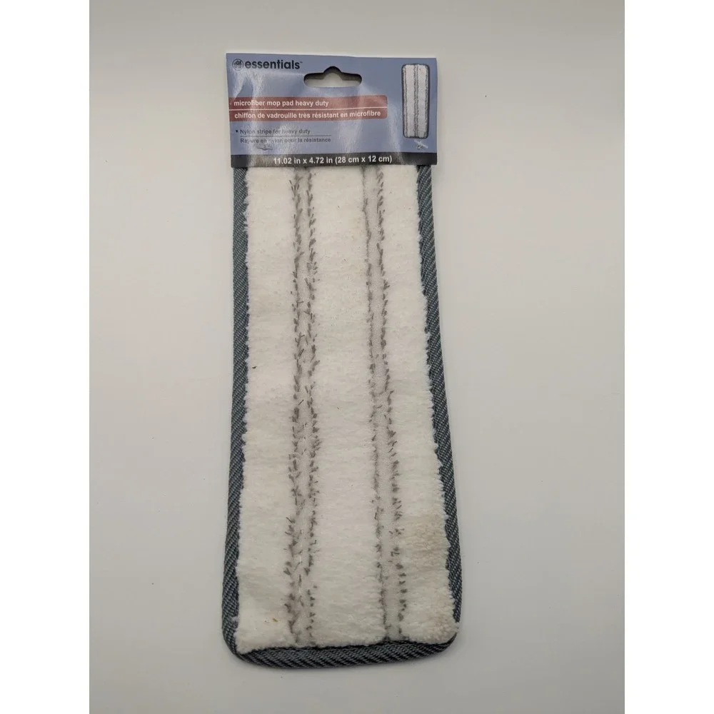 New Essentials Microfiber Mop Pad‎ Heavy Duty Reusable Washable Cleaning